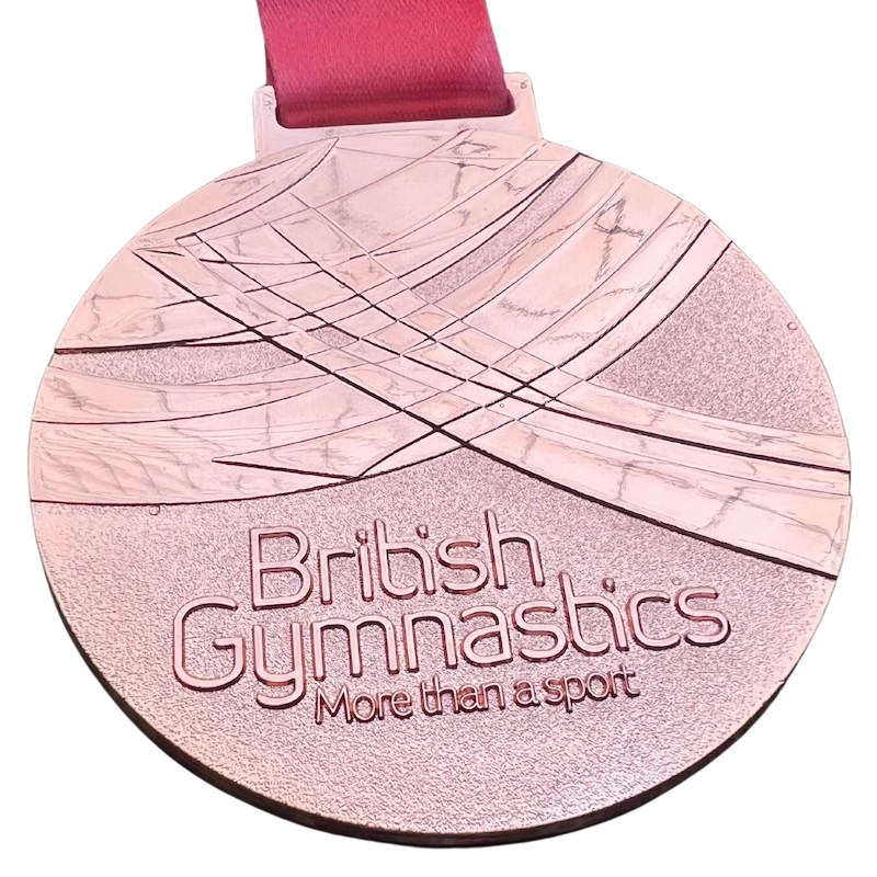 Bronze medal awarded to Stefan Kolimechkov by British Gymnastics in the 2023 Adult Gymnastics British Championships