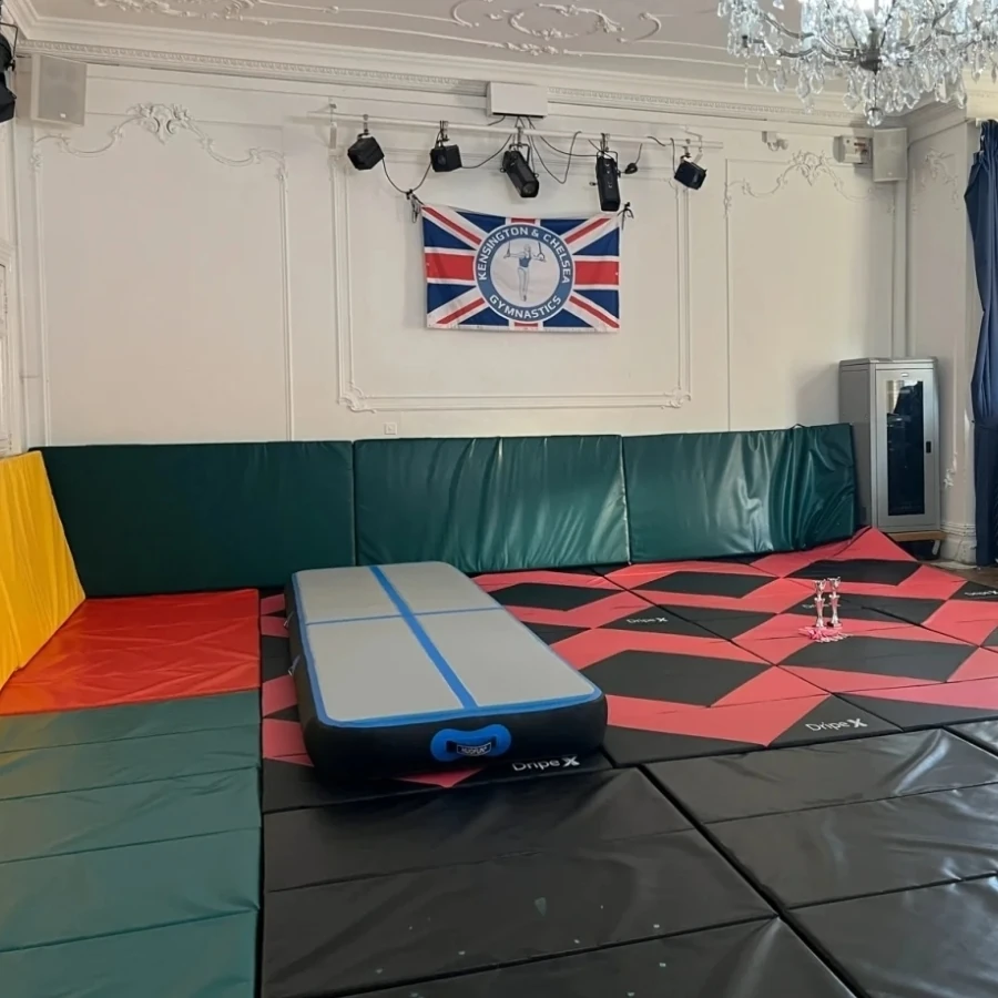 Outside look of the Knightsbridge gymnastics venue for Kensington & Chelsea Gymnastics in London SW1X