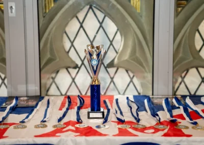 Gymnastics trophies and medals at KCGA Annual Performance 2024 in Kensington