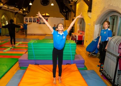 Children participating in Easter gymnastics sessions at Kensington & Chelsea Gymnastics Academy London