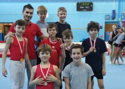 Christmas Club Competition at the Elite Gymnastics Club in Edmonton, London, 2014
