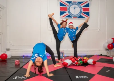 Advanced splits performance at Knightsbridge Gymnastics class More House School SW1X London