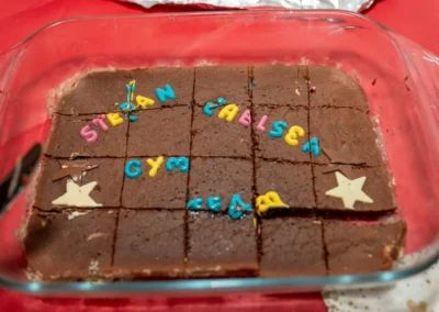 Stefan Chelsea Gym Team Christmas cake at Knightsbridge Gymnastics More House School SW1X 2024